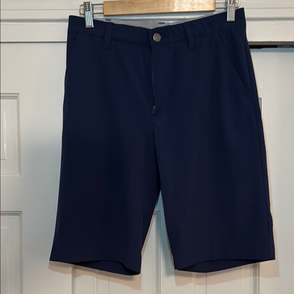 Adidas - Navy Blue Golf Shorts